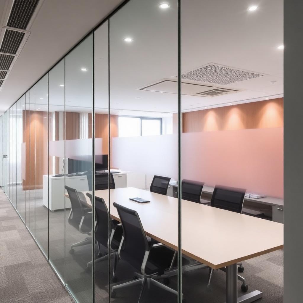 Glass partition project
